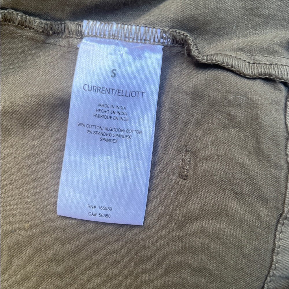 Current/Elliott Olive Button-Up Jacket - image 4